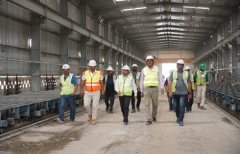 High Commissioner Sugandh Rajaram visited Tema-Mpakadan Rail Project, Ghana’s important infrastructure project being executed by 'AFCONS' Indian infrastructure major, & funded by Exim Bank of India